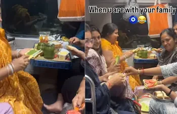 Train Food vs Home Tiffin Debate Trends After Viral Reel