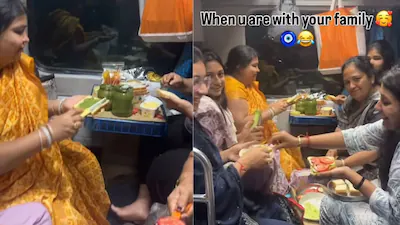 Train Food vs Home Tiffin Debate Trends After Viral Reel