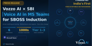 Vozzo AI Deploys Voice AI Agents Inside Microsoft Teams for SBI’s SBOSS Trainee Induction Programme, A First for Indian Public Sector Banking