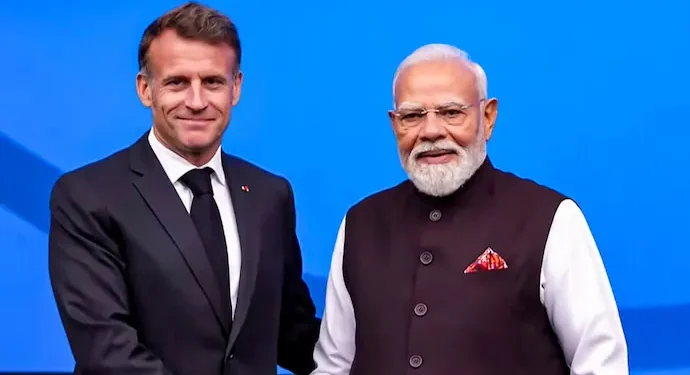 Macron’s Hindi Farewell Message to Modi Goes Viral