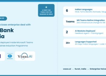 Vozzo AI Deploys Voice AI Agents Inside Microsoft Teams for SBI’s SBOSS Trainee Induction Programme, A First for Indian Public Sector Banking