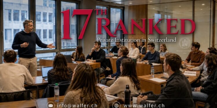 Walfer Ranked 17th in Switzerland
