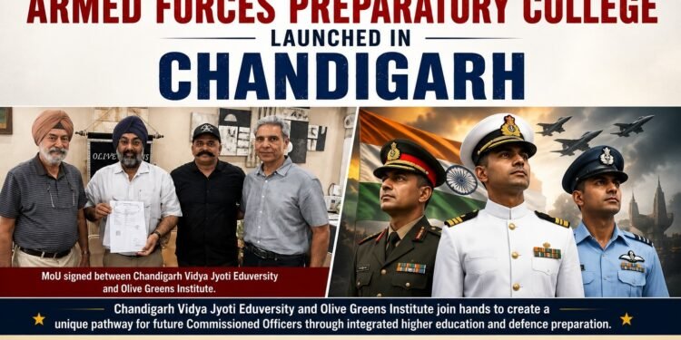 Chandigarh Vidya Jyoti Eduversity BringsIndia’s 1st Degree Education and UPSC, Defence Exam Preparation Under One Campus