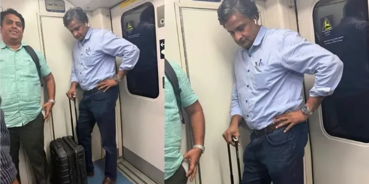 Javagal Srinath’s Metro Ride Goes Viral, Fans Praise His Simplicity